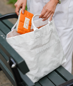 Broken Clear Tote - White Logo