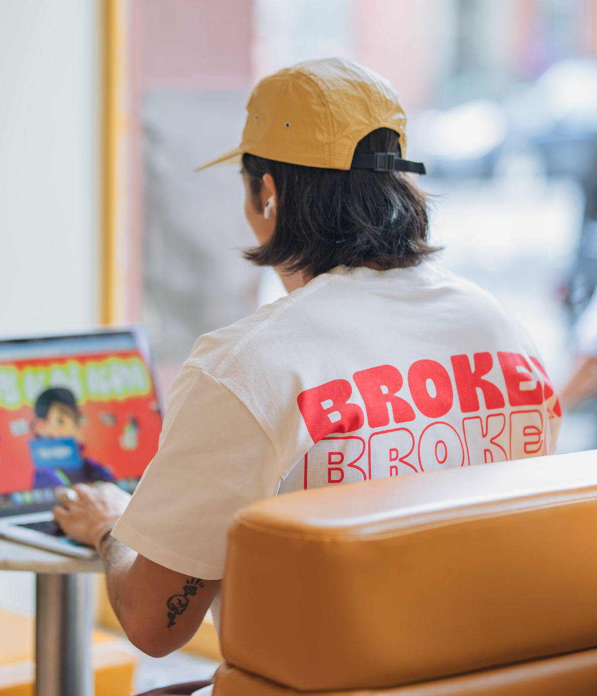 Broken Double Logo Tee